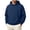Navy, variant on Horkkom Oversized Hoodies for Men Solid Color Pullover Basic Hoodies Casual Fashion Fall Hoodies with Pockets XXXXL