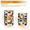 thumbnail image 6 of Yayeee Flameless Candles with Remote Flickering Battery Operated Multi Color Changing, Green Geometric, 6 of 7