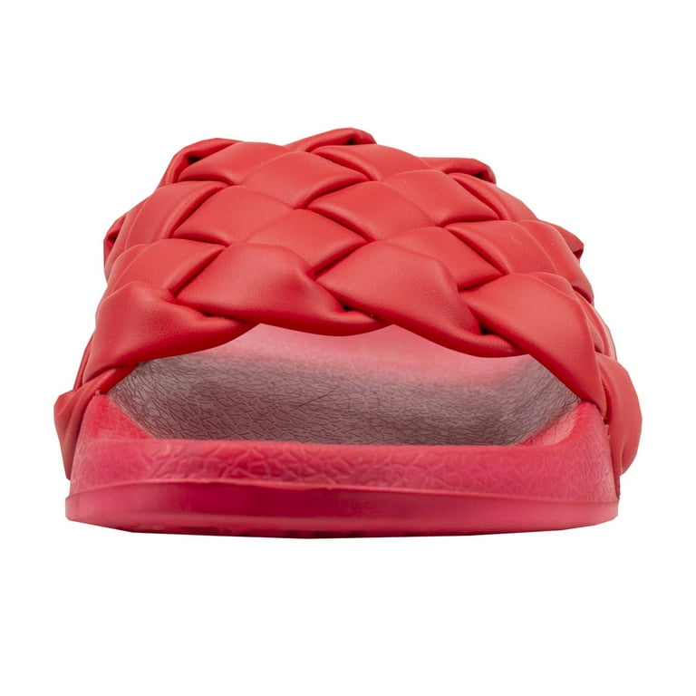 Mudd Women s Braided Pool Slide Walmart
