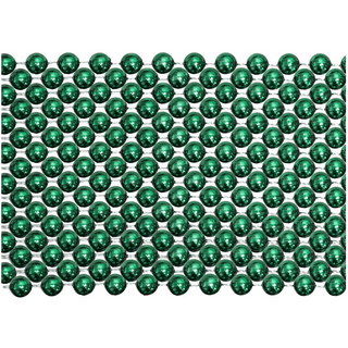 Mardi Gras Spot 6D336Col 33 Inch 07Mm Round Metallic 6 Color Mardi Gras  Beads - 6 Dozen (72 Necklaces) 