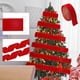 thumbnail image 1 of pstuiky Cinta navideña de peluche decorativa lazo rojo navideño suministros para ambientar regalos., 1 of 6