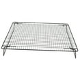 thumbnail image 4 of Raindrops Black Carbon Steel Cooling Rack for Kitchen with Hollow Design and Thick Structure 10.5x15.5 Inches, 4 of 8