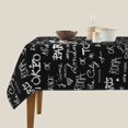 thumbnail image 3 of Wukai Travel The World Waterproof Tablecloth for Kitchen Dining, Fits Square Tables for 2-4 Seats -60"x60", 3 of 7