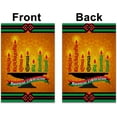 thumbnail image 4 of Linen Happy Kwanzaa Garden Flag Double Sided 12.5×18'''' African American Harvest Festival Decoration Outdoor Lawn Yard Decor, 4 of 5
