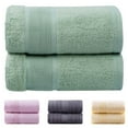 thumbnail image 6 of NC Bath Towel Set Cotton Blend Towels 2 Pack (27"x54"), Soft & Absorbent, Green, 6 of 6