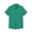 Green, variant on Men's Top Solid Color Casual Fashion Square Pattern Round Neck Short Sleeved T-Shirt White L