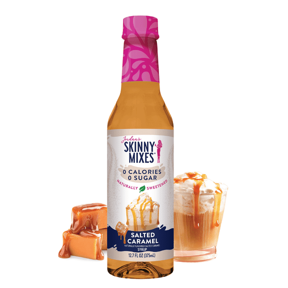 Jordan's Skinny Mixes Naturally Sweetened Salted Caramel Syrup, 375 mL