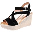 thumbnail image 1 of Sandalias Mujer-Sandalias Cómodas-Negro-38 Computadora Computadora Computadora portátil, 1 of 4