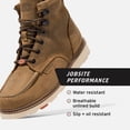 thumbnail image 3 of Bota de trabajo BRUNT Marin, sin forro, punta blanda, talla 15 para hombre, color marrón, 3 of 6