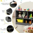 thumbnail image 3 of Pemberly Row Contemporary Kids 2-Shelf Wood Bookcase 5-Cube in Gray, 3 of 8