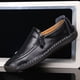 thumbnail image 4 of Zapatos de cuero para hombre, zapatos casuales de verano y otoño con cremallera lateral, zapatos de negocios transpirables para hombre Doug, 4 of 6
