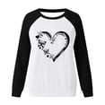 thumbnail image 4 of Crew Neck Sweatshirts for Women Casual Long Sleeve Shirts Fashion Fall Womens Tunic Tops Black M, 4 of 4