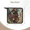 thumbnail image 3 of Honeii Tribal Futuristic Warrior for Silicone Trivets for Hot Pots and Pans -Trivet Mat - Heat Resistant Silicone Trivet - Hot Plate Mats, 3 of 8