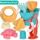 thumbnail image 5 of Juguetes de piscina, juguetes para bebés y niños pequeños, set de 9 piezas para la playa, arenero, juguete de verano para exteriores, muñeco de peluche, 5 of 9