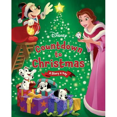 Disney's Countdown to Christmas: A Story a Day (Hardcover)