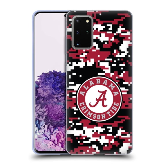 Head Case Designs Officially Licensed University Of Alabama UA The University Of Alabama Digital Camouflage Soft Gel Case Compatible with Samsung Galaxy S20+ / S20+ 5G