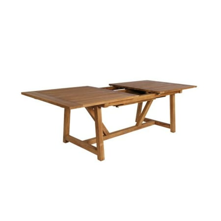 Loon Peak Strange Extendable Teak Dining Table