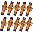 thumbnail image 1 of 10 Pack 12v 6 Smd Led Side Marker Lights Front And Rear Marker Lights For Trailer, Truck, Caravan, Camper Van, Bus, Boat, 1 of 4