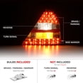 thumbnail image 3 of VIPMotoZ 2001-2004 Mercedes-Benz W203 C-Class LED Tail Lights, Driver & Passenger Side, 3 of 6