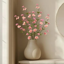 Northlight Sweet Pea and Purslane Artificial Floral Sprays - 46" - Pink and Purple - Set of 4