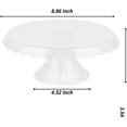 thumbnail image 2 of Grupo Mirandinha Round Plastic Cupcake Stand for Parties, Weddings, Birthdays (TRANSPARENT), 2 of 2