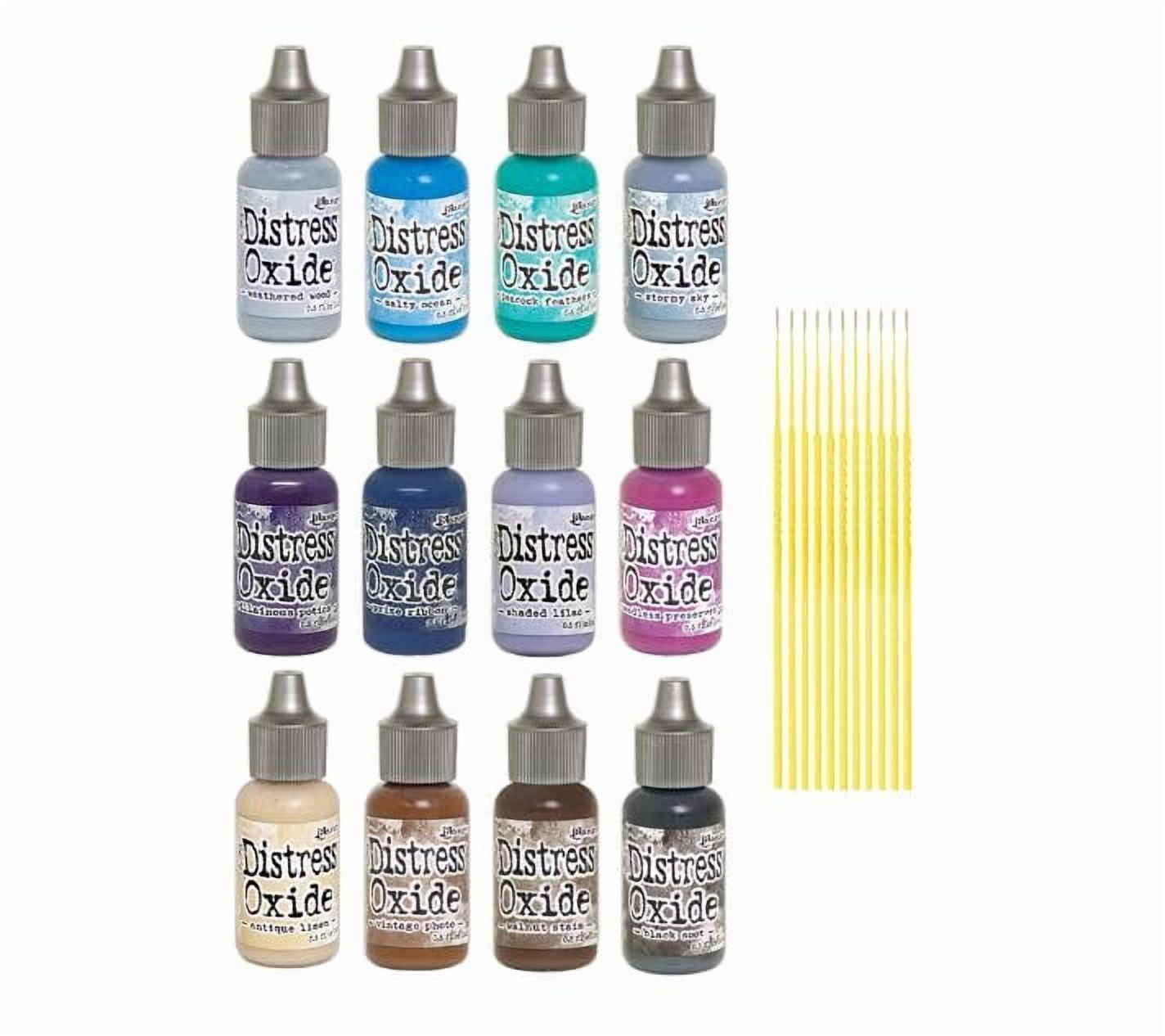 Mini Distress Oxide Pad Reinker Bundles - Ranger Tim Holtz Mini Distress Oxide Pad Reinkers with Trebbies Detail Sticks Kits #4, #5, & #6