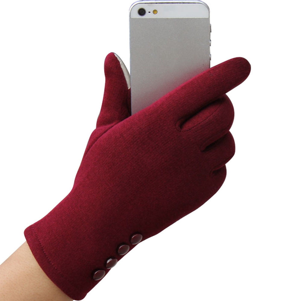 Fashion Womens Ladies Touch Screen Winter Outdoor Sport Warm Gloves 