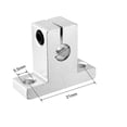 thumbnail image 3 of 4PCS SK8 Soporte de guía de riel de sujeción de movimiento lineal de aluminio para eje de 8mm de diámetro, 3 of 5