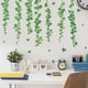 thumbnail image 3 of Pegatinas de pared de enredaderas verdes, hojas caídas, pegatinas de pared de enredaderas colgantes, plantas verdes naturales, murales artísticos, papel tapiz de vinilo, 3 of 7