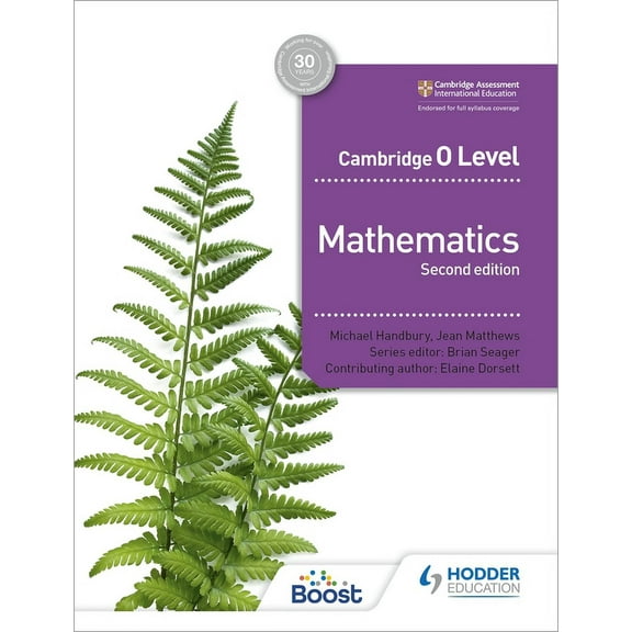 Cambridge O Level Mathematics Second Edition: Hodder Education Group, (Paperback)