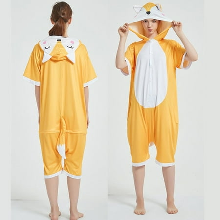 

CoCopeanut One Piece Hooded Jumpsuits for Adult Kigurumi Panda Pajamas Unicorn Fox Tiger Kids Cartoon Pajamas Boys Girls Onesies Jumpsuit