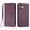 Violet, variant on Case for Samsung Galaxy Note 8 Wallet protective case, leather phone protective case, equipped with wristband and anti-drop protection function