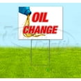 thumbnail image 1 of Oil Change V3 (18" X 24") Yard Sign, Includes Metal Step Stake, 1 of 6