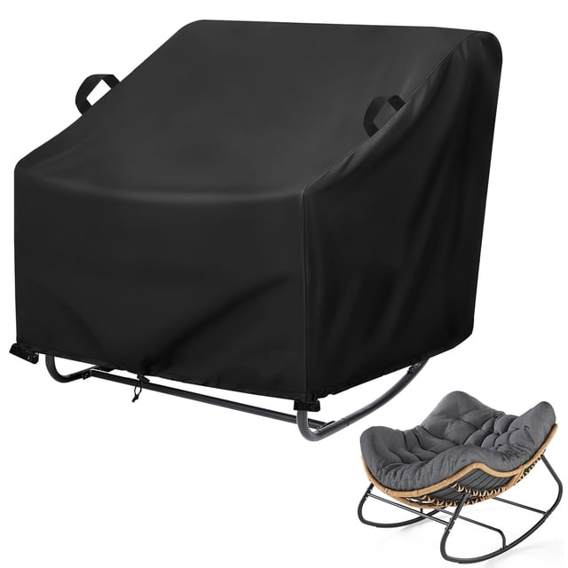 Funda para Muebles ANANMEI Impermeable para Silla Mecedora Papasan 97x120x51 cm