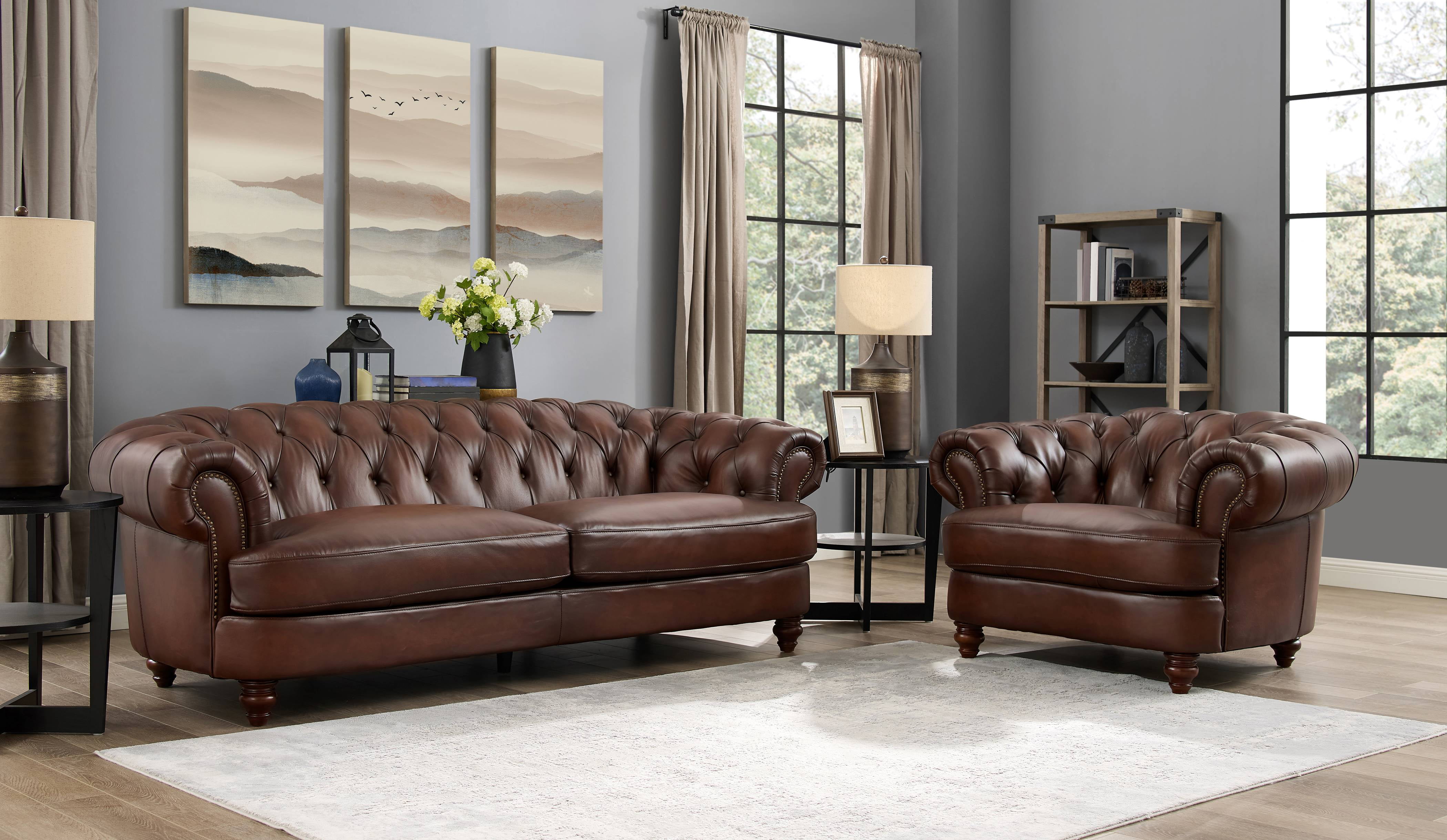 hydeline newport 100 leather sofa