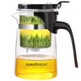 thumbnail image 2 of Heat-Resistant Glass Tea Maker with Built-in Filter for Tea-Water Separation, 400-900ml Capacity (K-200 400mL), Versatile Home/Office Use, Elegant Design for Gifting & Daily Brewing, 2 of 6