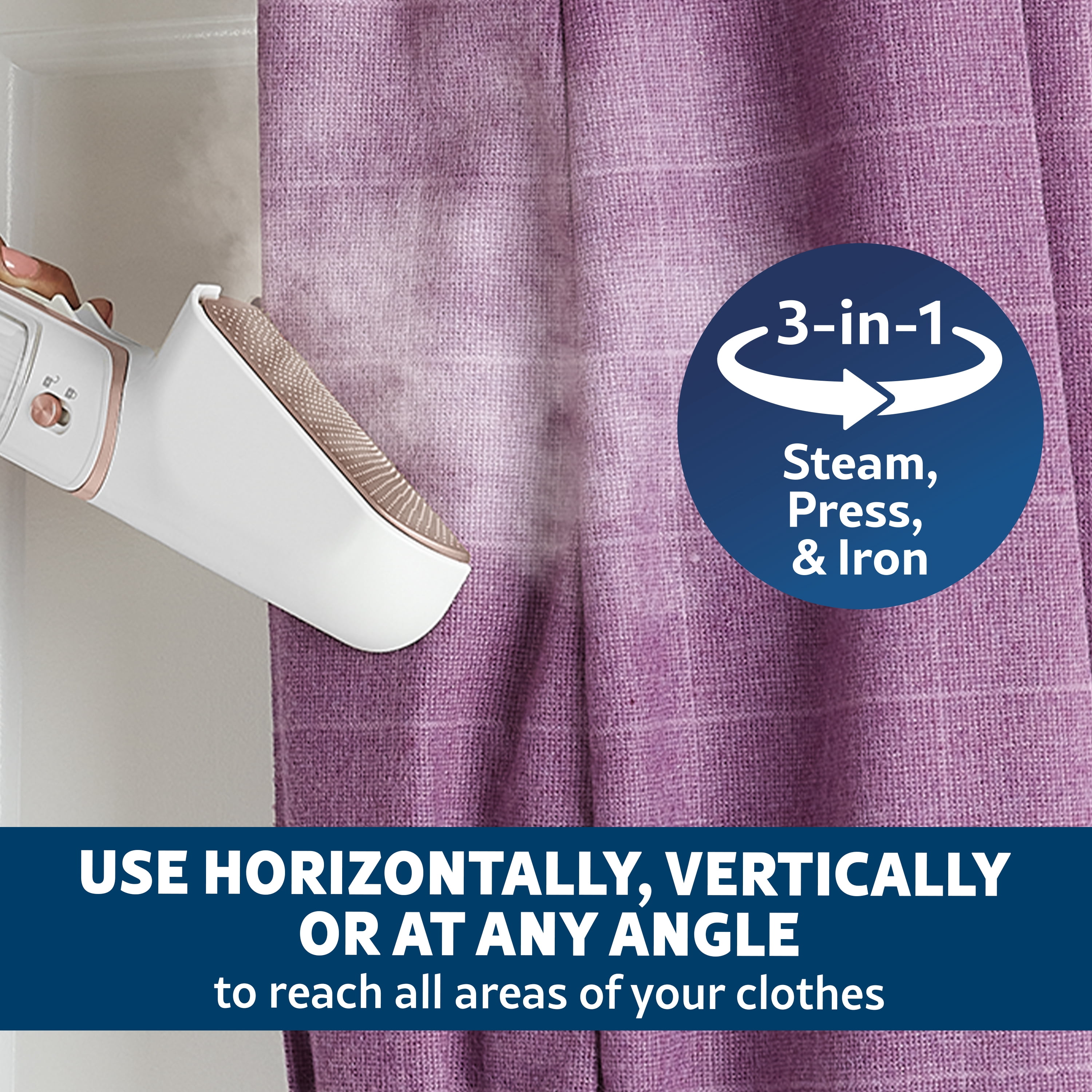 Conair SteamStylist 3-in-1 Garment Steamer, Press, and Iron