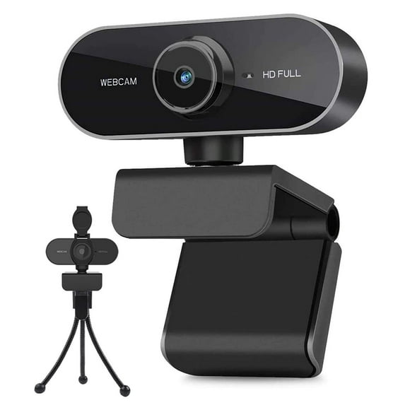 Webcam avec Microphone, Caméra Vidéo HD 1080P Complète pour Ordinateur de Bureau, USB Plug and Play, Étude de Conférence, Réunion, Appel Vidéo