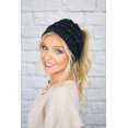 thumbnail image 2 of SURJDE Women's Beanie Ponytail Messy Bun BeanieTail Multi Color Ribbed Hat Cap, 2 of 4