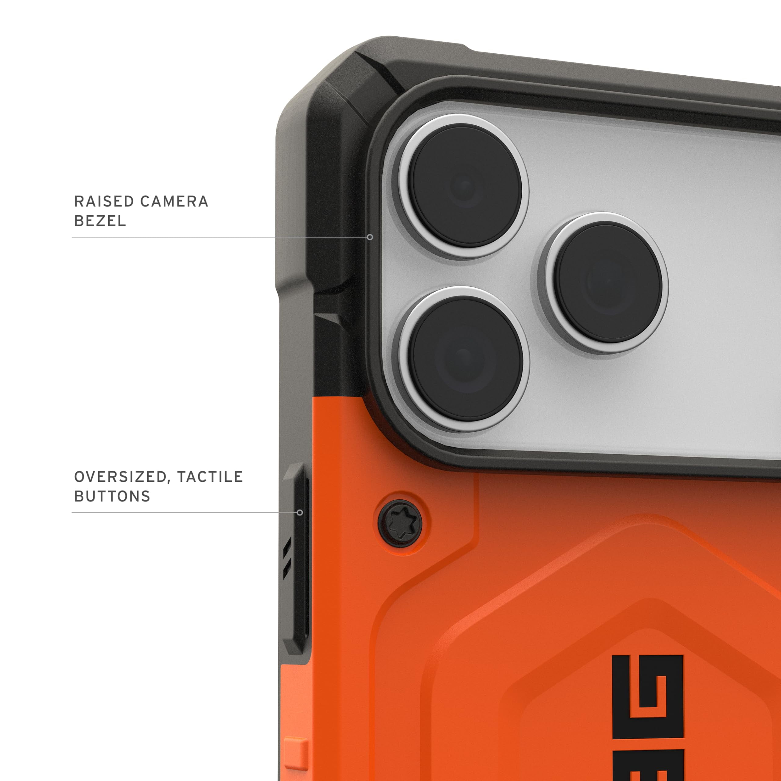UAG iPhone 17 Pro Max Case Pathfinder - Compatible with MagSafe Military Grade Protective Cover, Orange