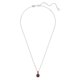 thumbnail image 2 of Collar con piedra natal de enero de Swarovski con piedra roja y cristales, 2 of 6
