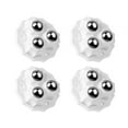 thumbnail image 1 of 4PCS Caster Wheel Swivel Paste for 360 Degree Rotation Storage Box Furniture white, 1 of 9