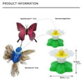 thumbnail image 3 of Electric Hovering Toy Funny Teasing Rotating Fun Exercise Teaser Toy for Felines with Rotating Butterfly, 3 of 8