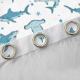 thumbnail image 4 of Feelyou Marine Shark Animal Curtains Pack of 2 (42x84 Each), Stars Curtains Blackout, 4 of 6