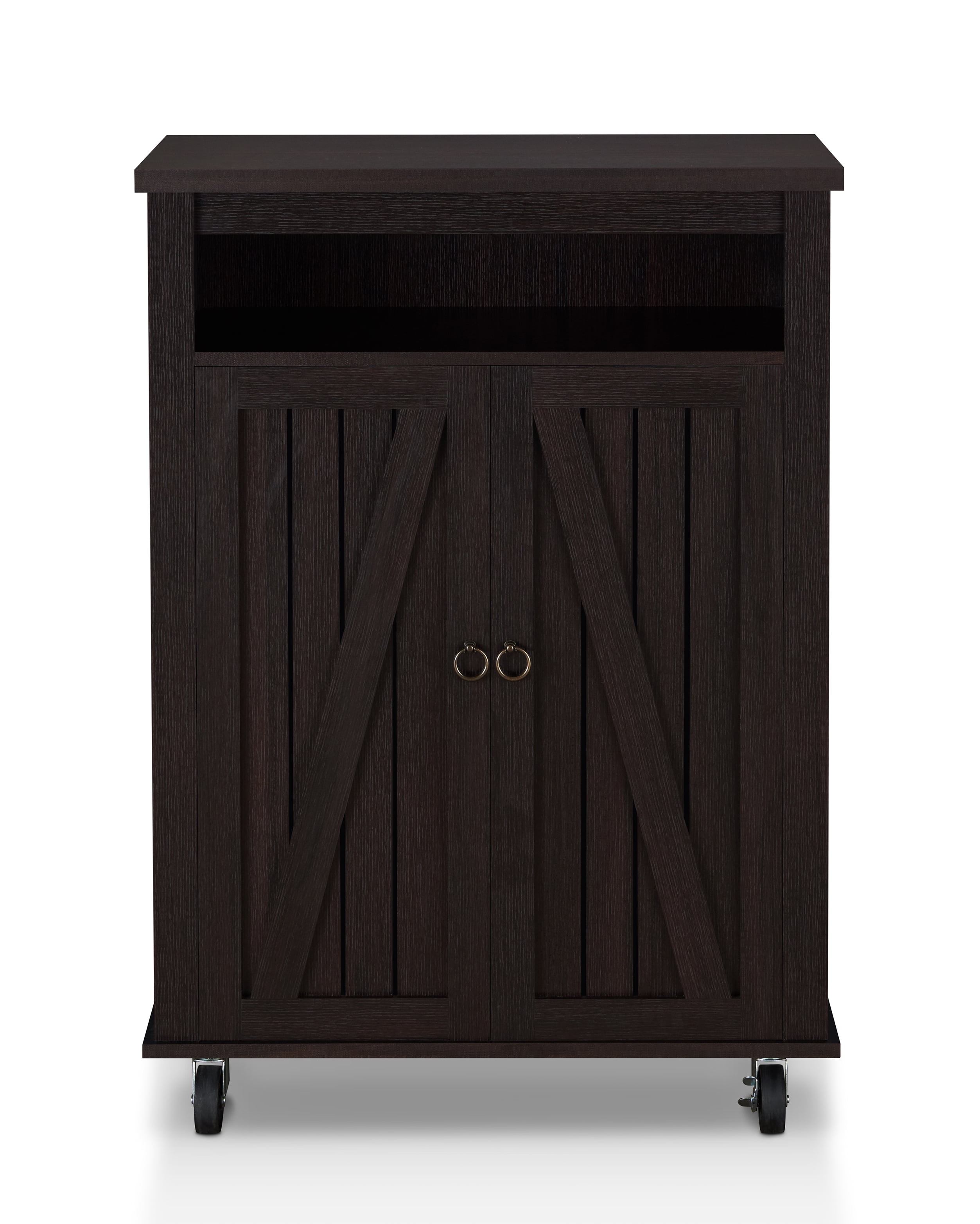 shoe furniture storage with doors on Furniture Of America Kristoff Rustic Mobile Shoe Cabinet Walmart Com Walmart Com