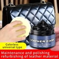 thumbnail image 5 of Multi-Purpose Leather Care Cream Kit, Leather Repair & Polish Cream with Sponge for Shoes, Sofas, Belts & Leather Items, 1 oz, 5 of 8