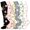 Floral print, variant on 6 Pairs Women and Man Fun Patterned Compression Socks, Knee High Graduated Support Socks, Cute Floral, Polka Dot, Argyle Styles for Nurses, Running, Travel & Daily Wear