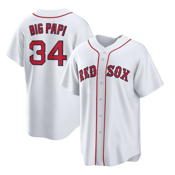 Men Women Boston Red Sox Baseball Jersey BIG PAPI 34# SALE 41# HERNANDEZ 5# Player Name Jersey