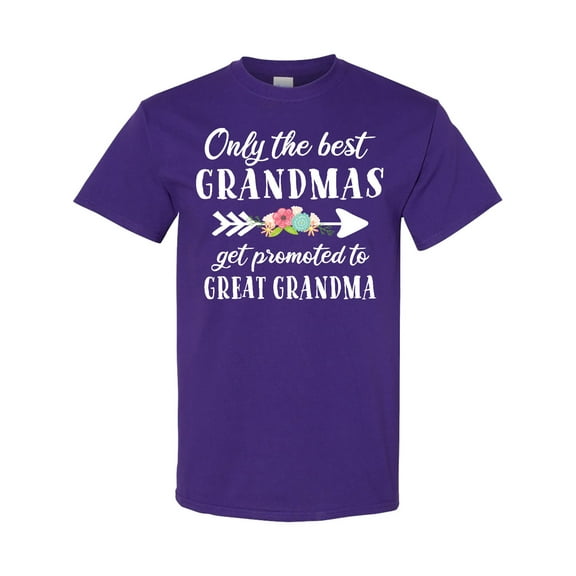 Inktastic Only the Best Grandmas Get Promoted to Great Grandma T-Shirt