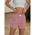 thumbnail image 5 of Boxer Shorts for Women Trendy Summer Low Rise Lounge Shorts Pajama Shorts Preppy Clothes, 5 of 6
